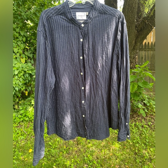 SOLD Goodfellow & Co XL Extra Large Standard Navy Long Sleeve Button Down Target - Picture 11 of 11